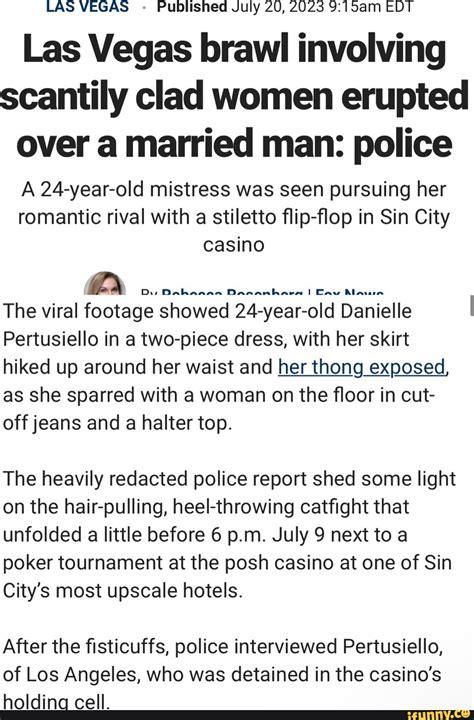 danielle pertusiello las vegas|danielle pertusiello brawl.